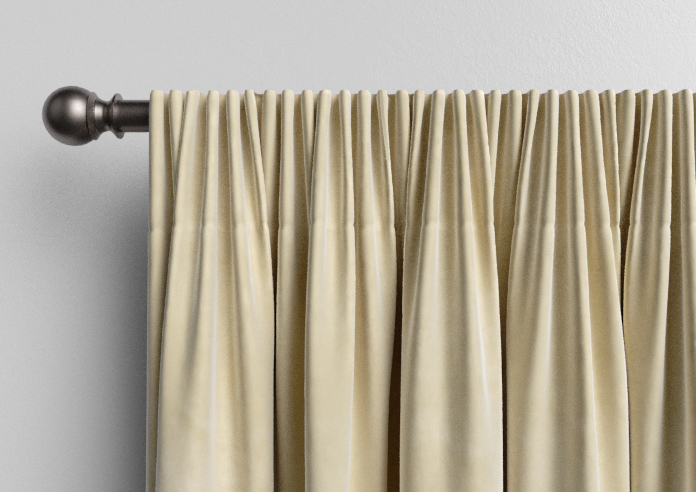 Ultra Luxe Velvet, Cream - Made to Measure Curtains - Image 9
